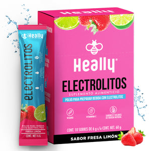 Heally Electrolitos Fresa Limon
