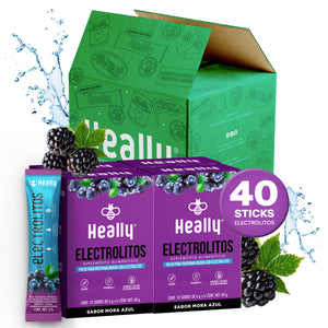 Heally Electrolitos Mora Azul Pack 4