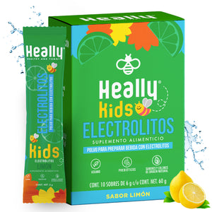 Heally Electrolitos Kids Limon