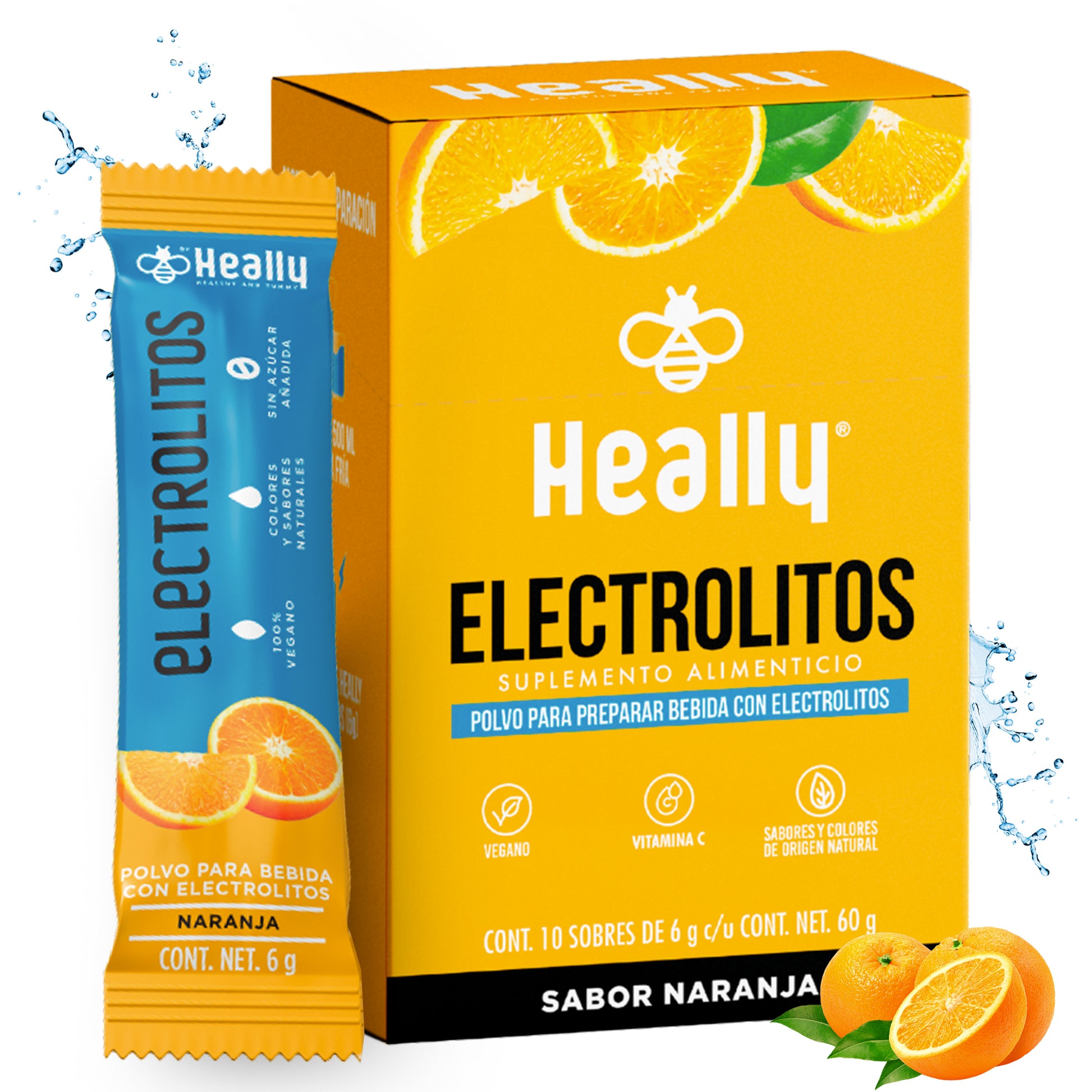 Heally Electrolitos Naranja