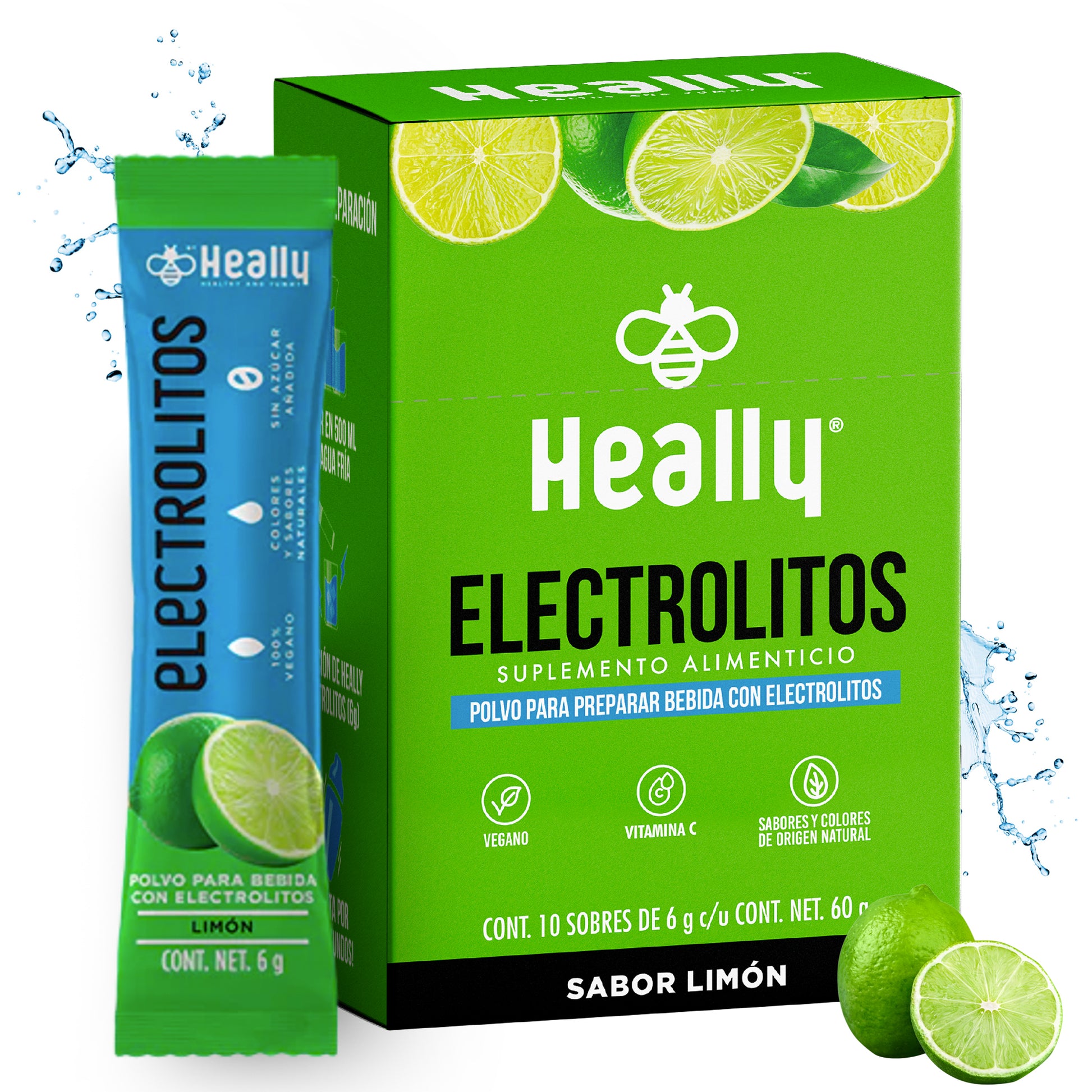 Heally Electrolitos Limon Pack 4