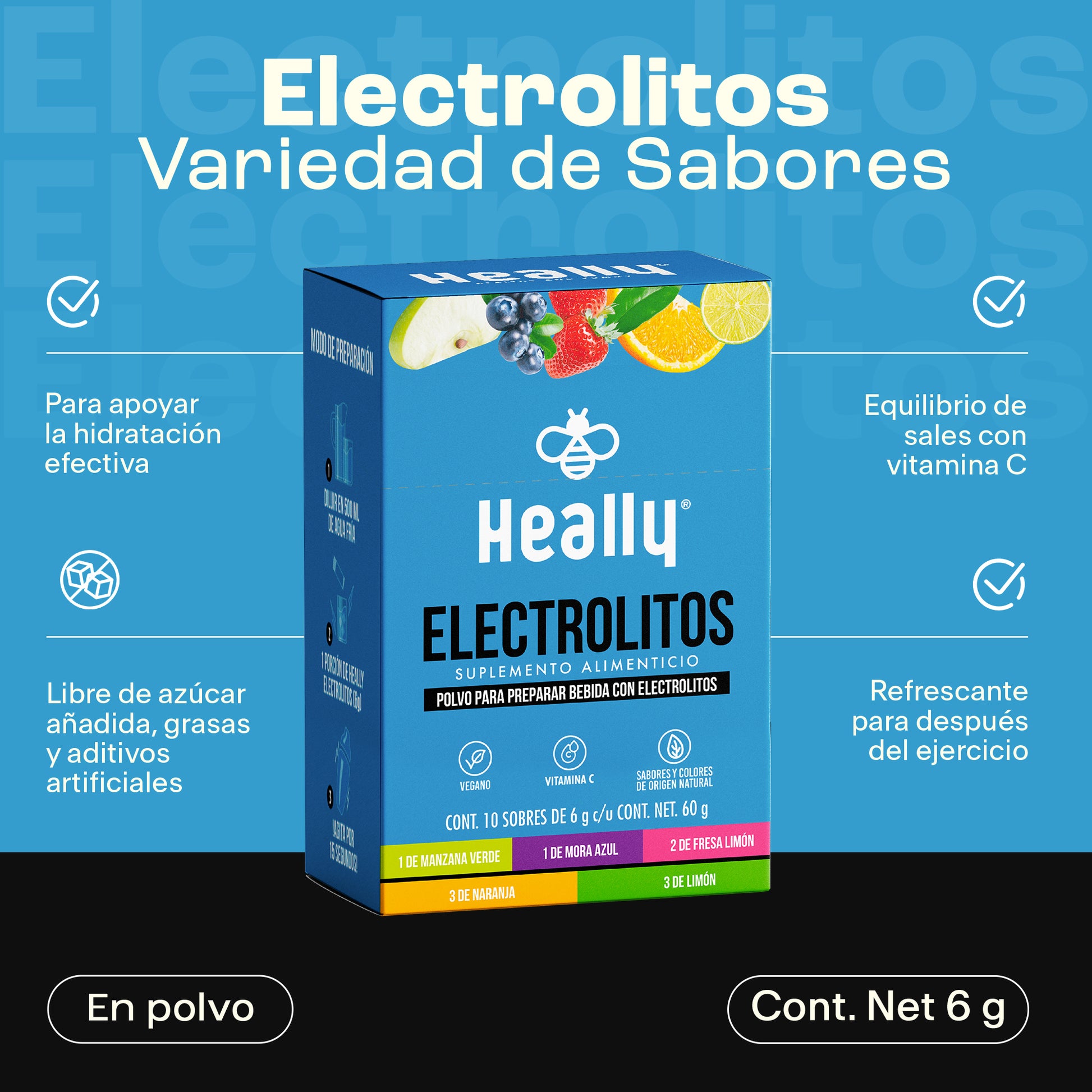 Heally Electrolitos Surtido