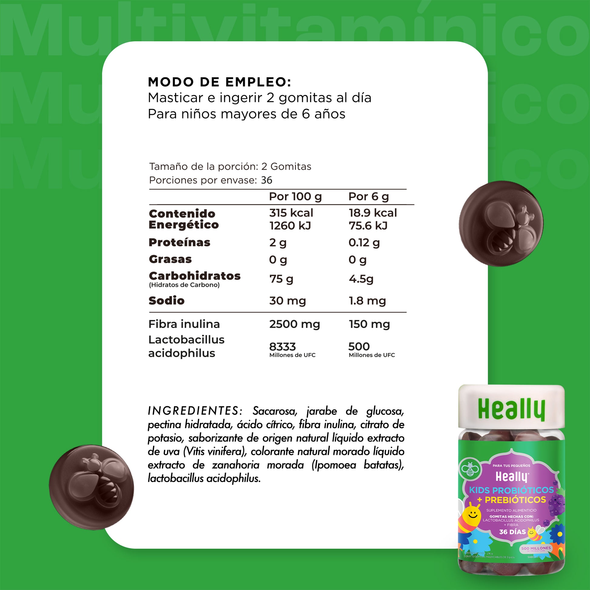 Heally Probióticos Kids