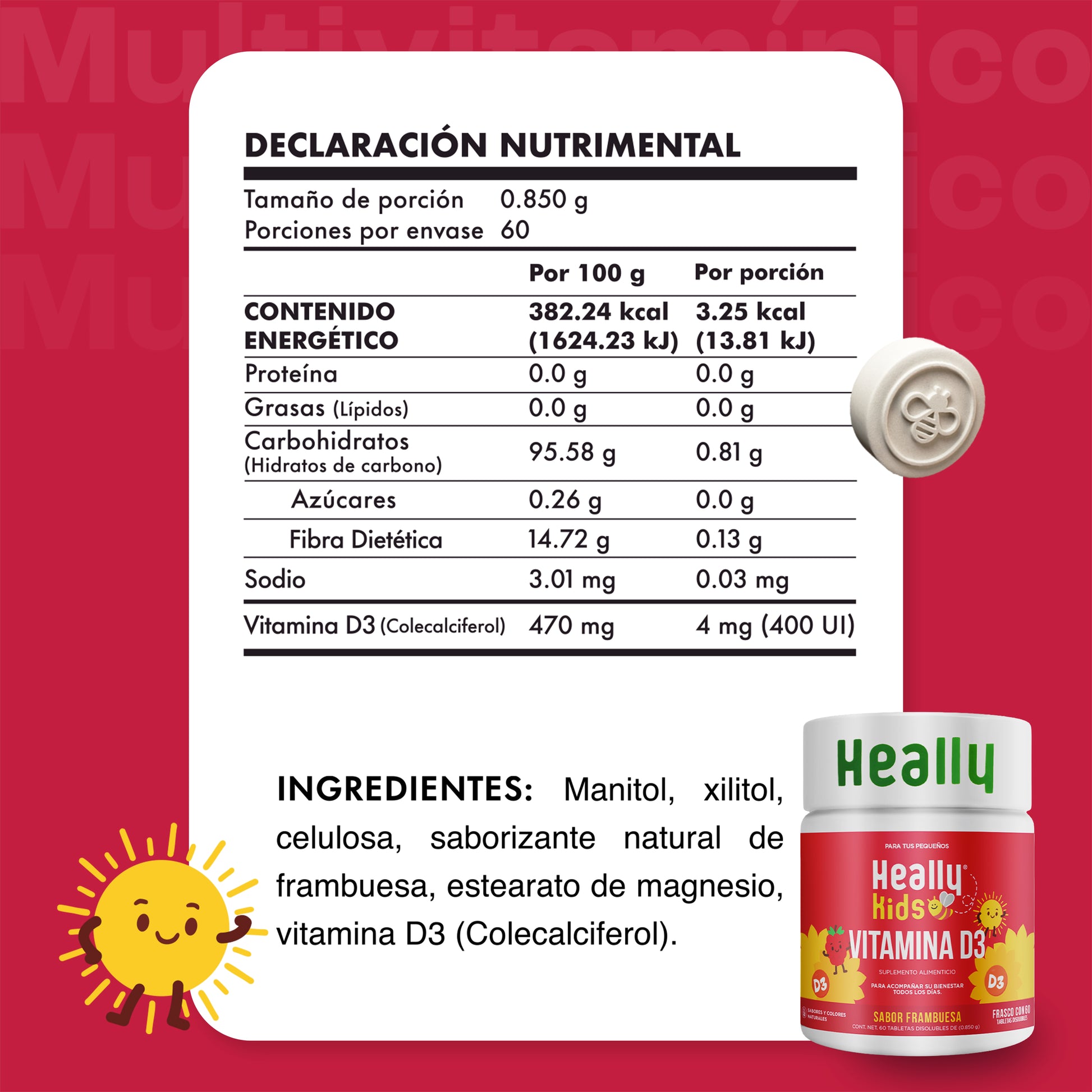 Heally Kids Vitaminas D3