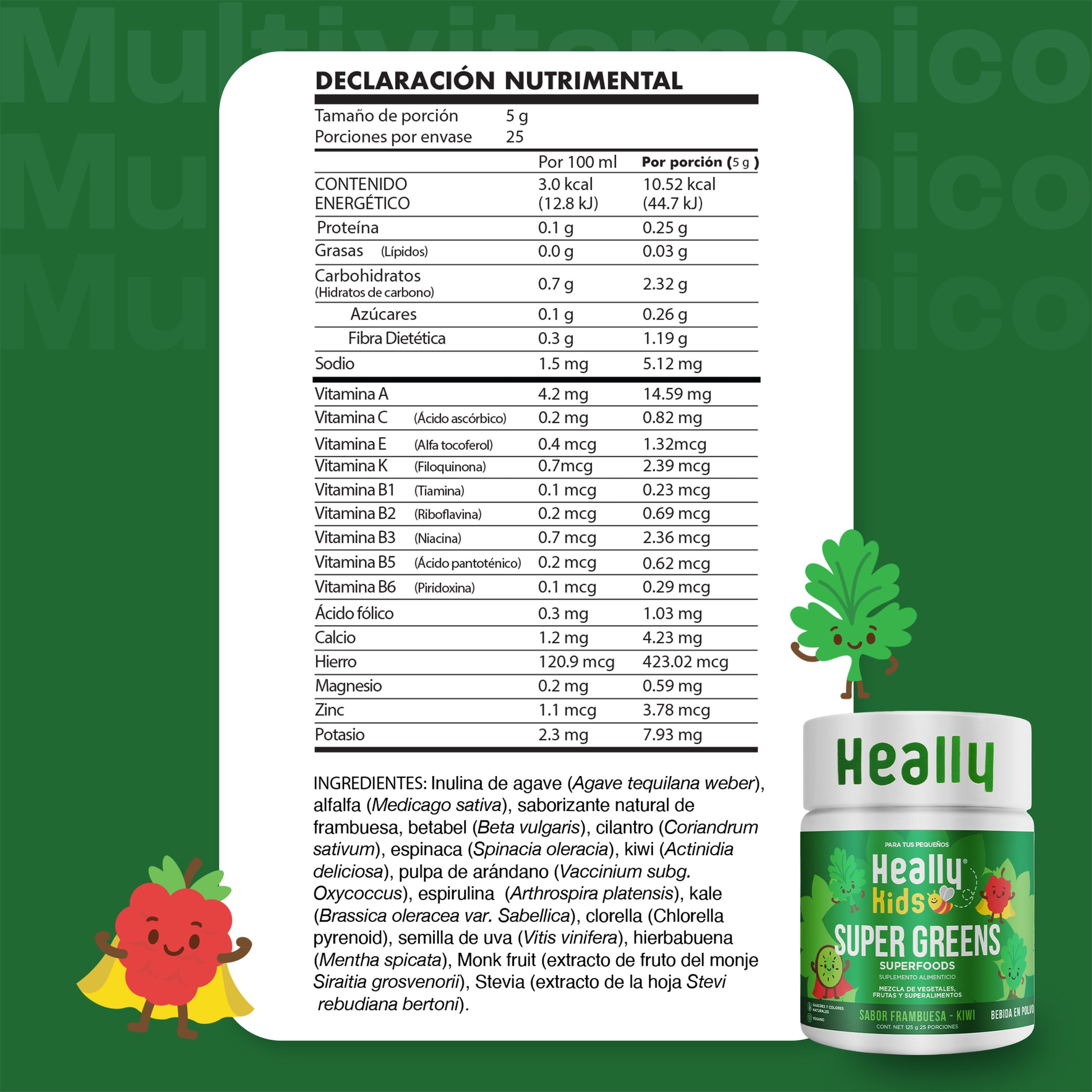 Heally Kids Super Greens