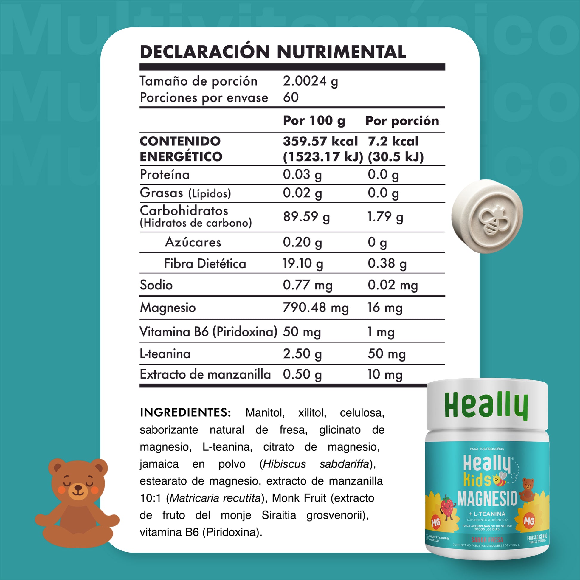 Heally Kids Magnesio