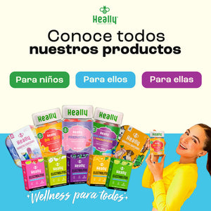 Heally Electrolitos Kids Mora Azul