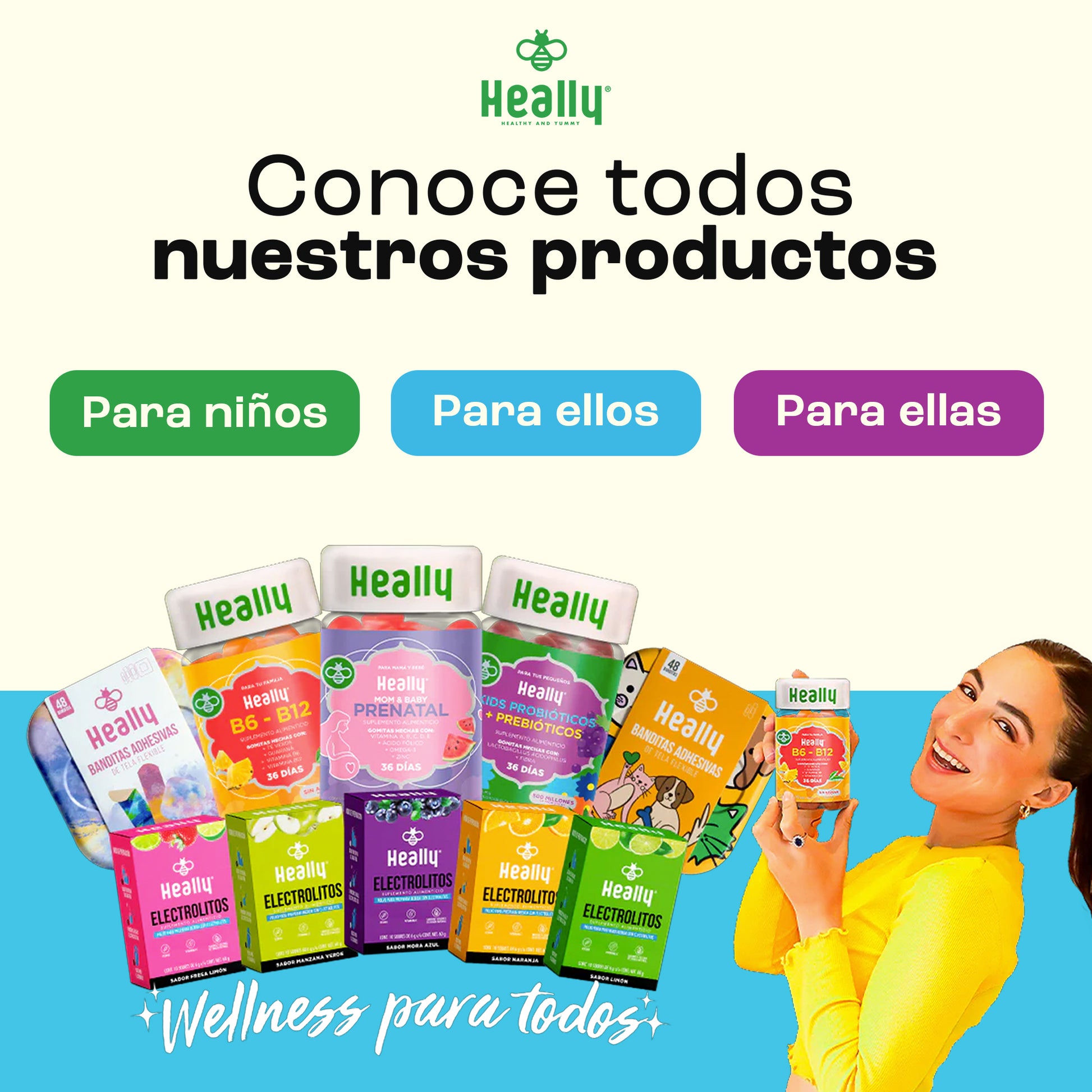 Heally Electrolitos Kids Mora Azul