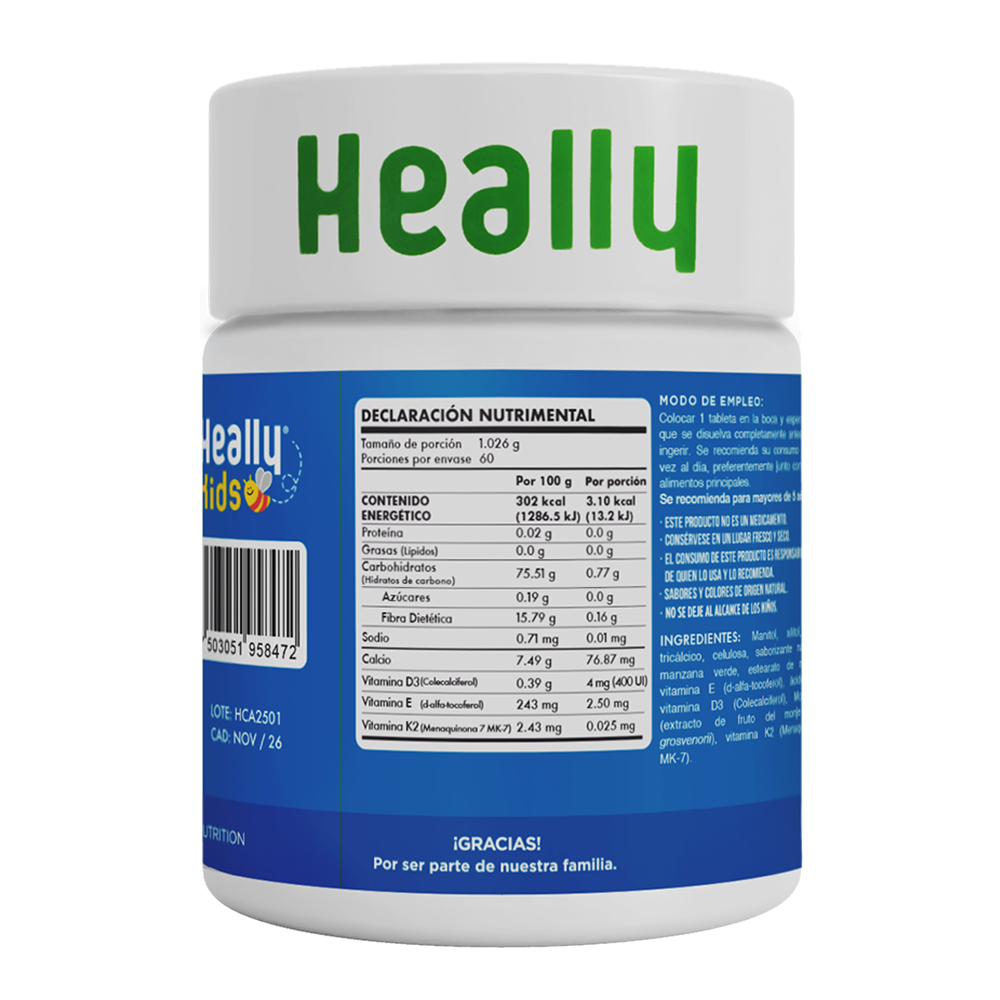 Heally Kids Calcio Tabletas