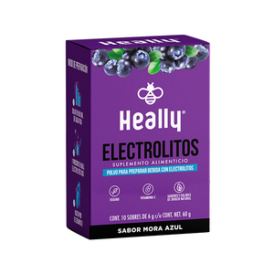 Heally Electrolitos Mora Azul