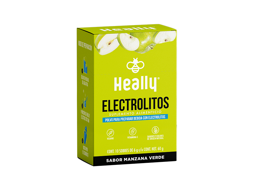 Heally Electrolitos Manzana Verde