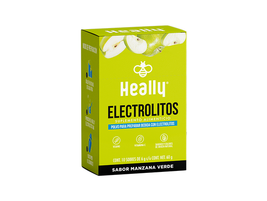 Heally Electrolitos Manzana Verde