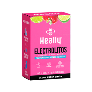 Heally Electrolitos Fresa Limon