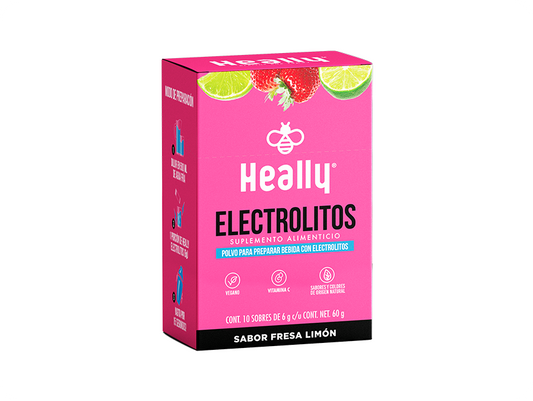 Heally Electrolitos Fresa Limon