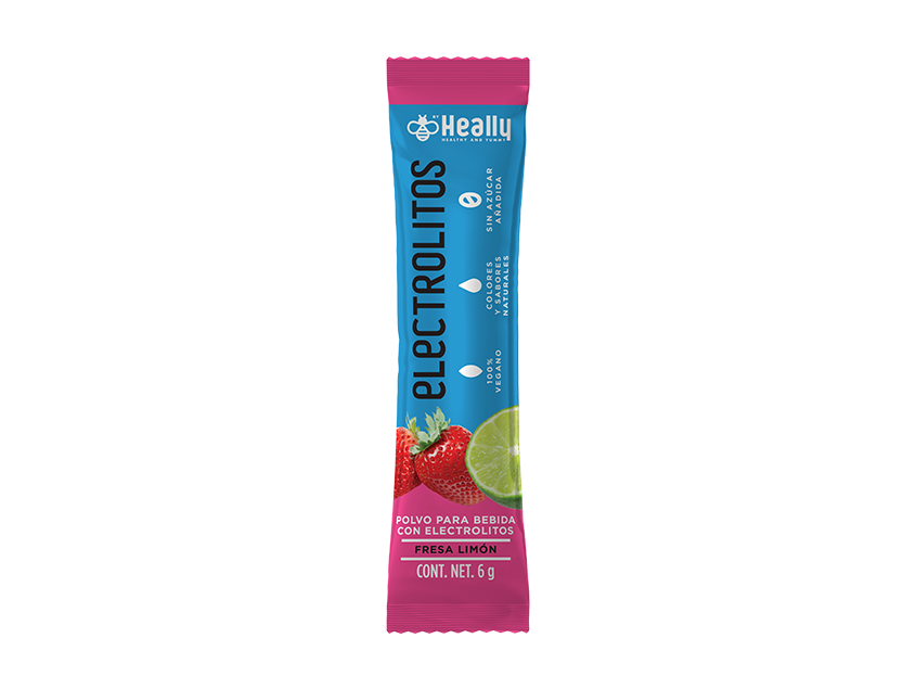 Heally Electrolitos Fresa Limon