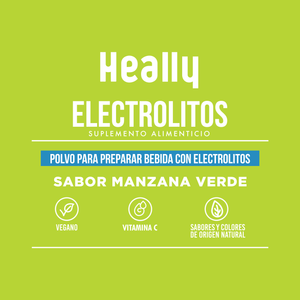 Heally Electrolitos Manzana Verde