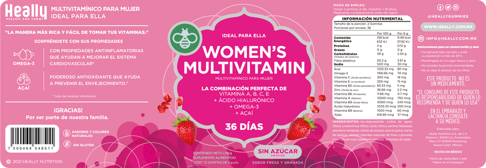 
                  
                    WOMEN’S MULTIVITAMIN
                  
                